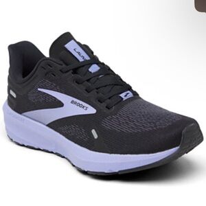 Brooks Black and Purple Athletic Shoes